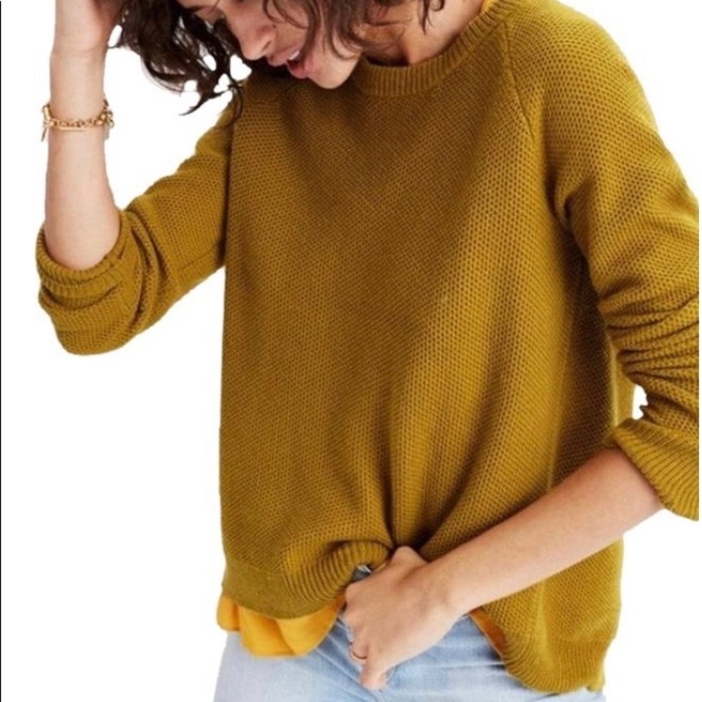 MADEWELL Province Cross-Back Crewneck Sweater